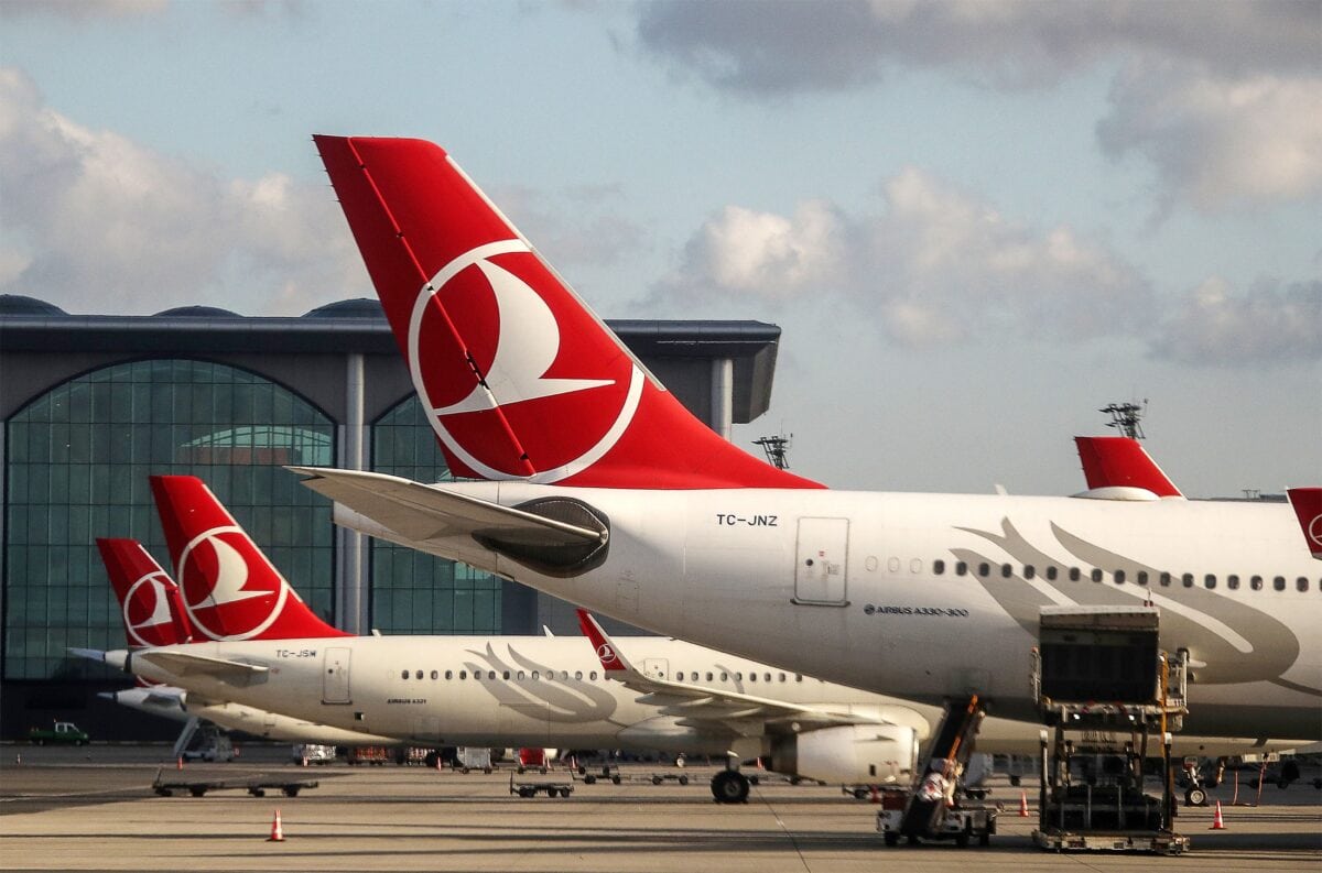 Turkish Airlines Introducing A Massive New Award Chart Devaluation 2 - Turkish Airlines Tailfins At Airport