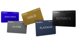 flying blue status level cards