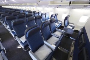 united airlines Boeing 767-300er economy class