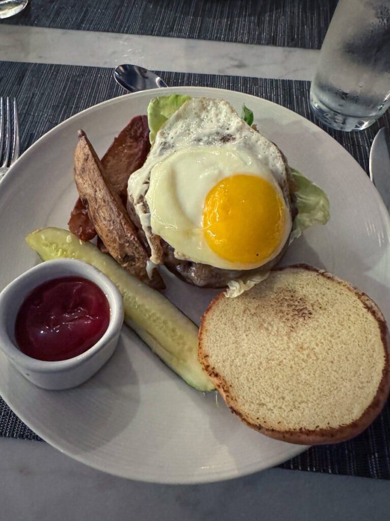 ANA 777-300ER First Class Review: The Suite 3 - ANA 777-300ER First Class,ANA First Class,ANA The Suite Polaris Signature Burger.