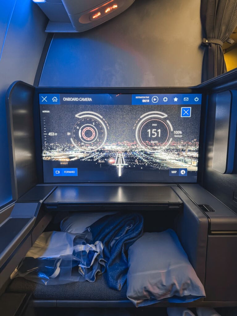 ANA 777-300ER First Class Review: The Suite 13 - ANA 777-300ER First Class,ANA First Class,ANA The Suite ANA 777-300ER First Class: Entertainment Screen.