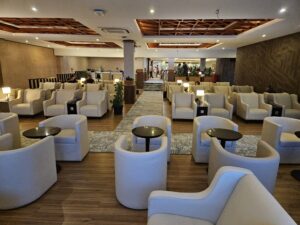 Etihad A321 Business Class Review – Leeli Lounge at Male Maldives airport