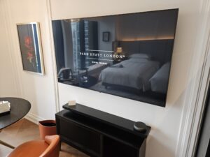 Park Hyatt London Review – park hyatt london room tv