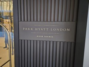 Park Hyatt London Review – park hyatt london sign