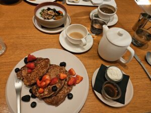 Park Hyatt London Review – park hyatt london breakfast walnut pancakes.