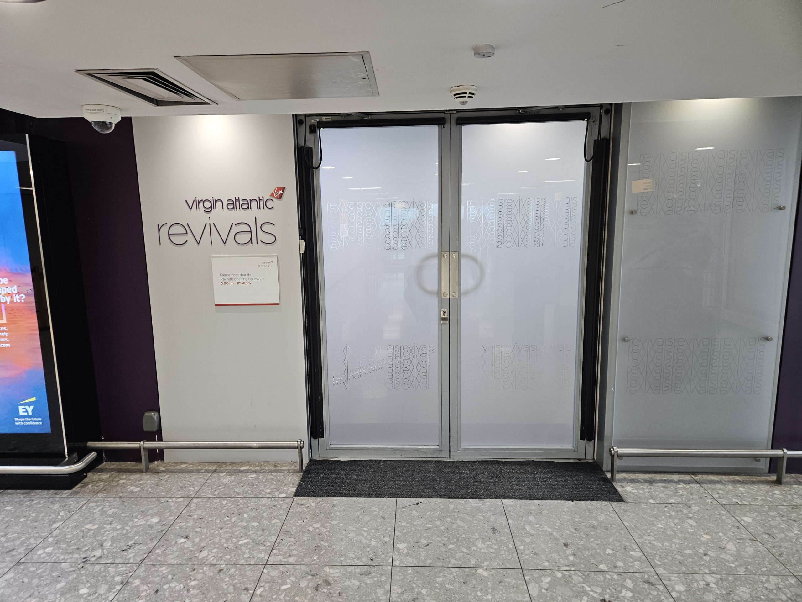 Virgin Atlantic A330-900neo Upper Class Review – virgin atlantic london heathrow business class upper class arrivals lounge entrance