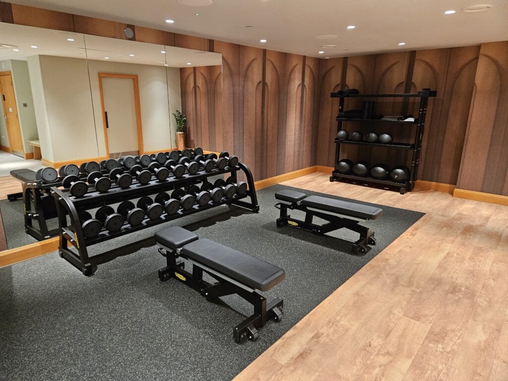 Hyatt Regency London Blackfriars Review – hyatt regency london dumbbell gym kettlebell kettle bell
