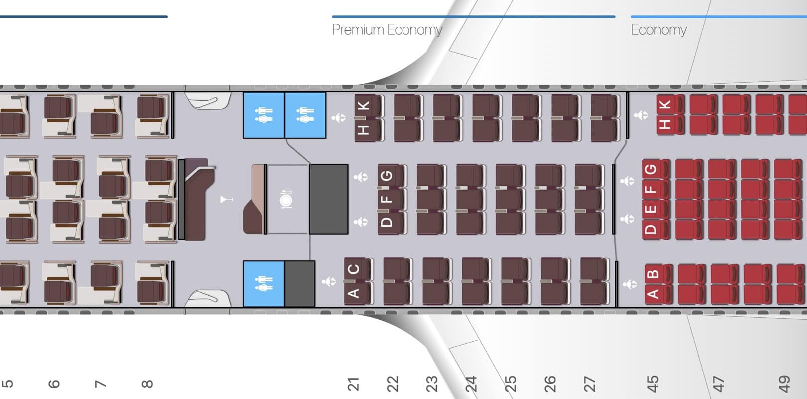 Virgin Atlantic A330-900neo Premium Economy Review 12 - Virgin Atlantic A330-900neo Premium Economy Virgin A330-900neo Premium Economy Review – Virgin Atlantic Airbus A330-900neo Seat Map.