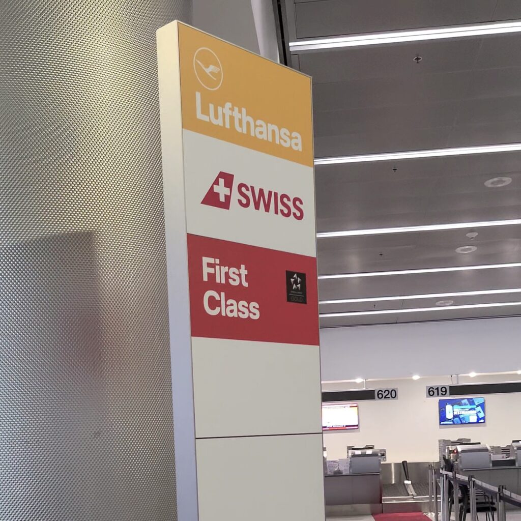 Lufthansa 747-8 First Class Review – Lufthansa First Class Check-In At Miami International Airport (MIA)