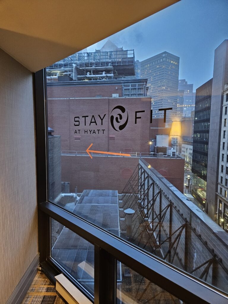 Hyatt Regency Boston Review – hyatt regency boston gym gymnasium pathway sign directions