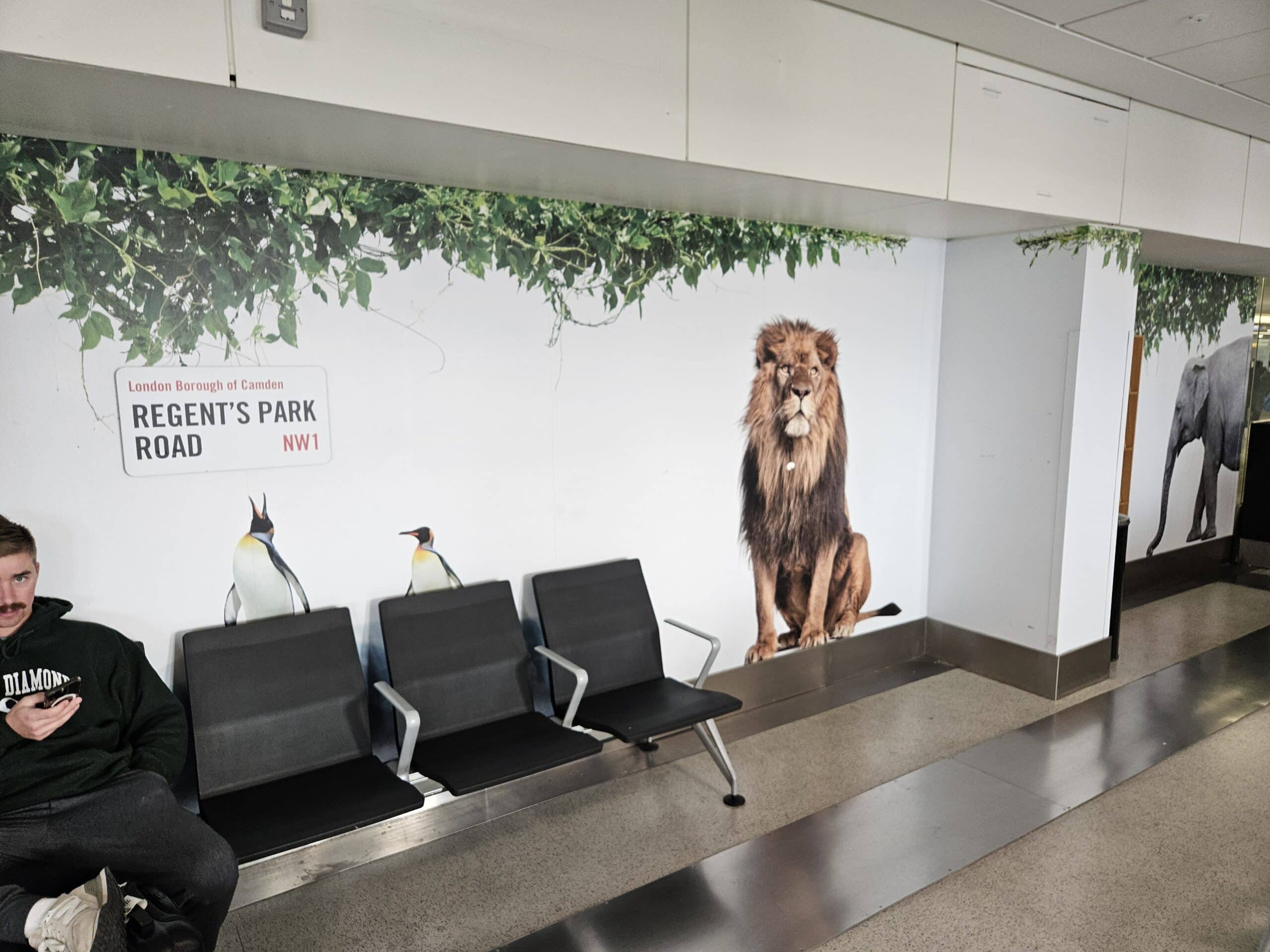 Virgin Atlantic A330-900neo Premium Economy Review 11 - Virgin Atlantic A330-900neo Premium Economy Virgin A330-900neo Premium Economy Review – regents regent's park lion london zoo heathrow terminal three 3 virgin atlantic