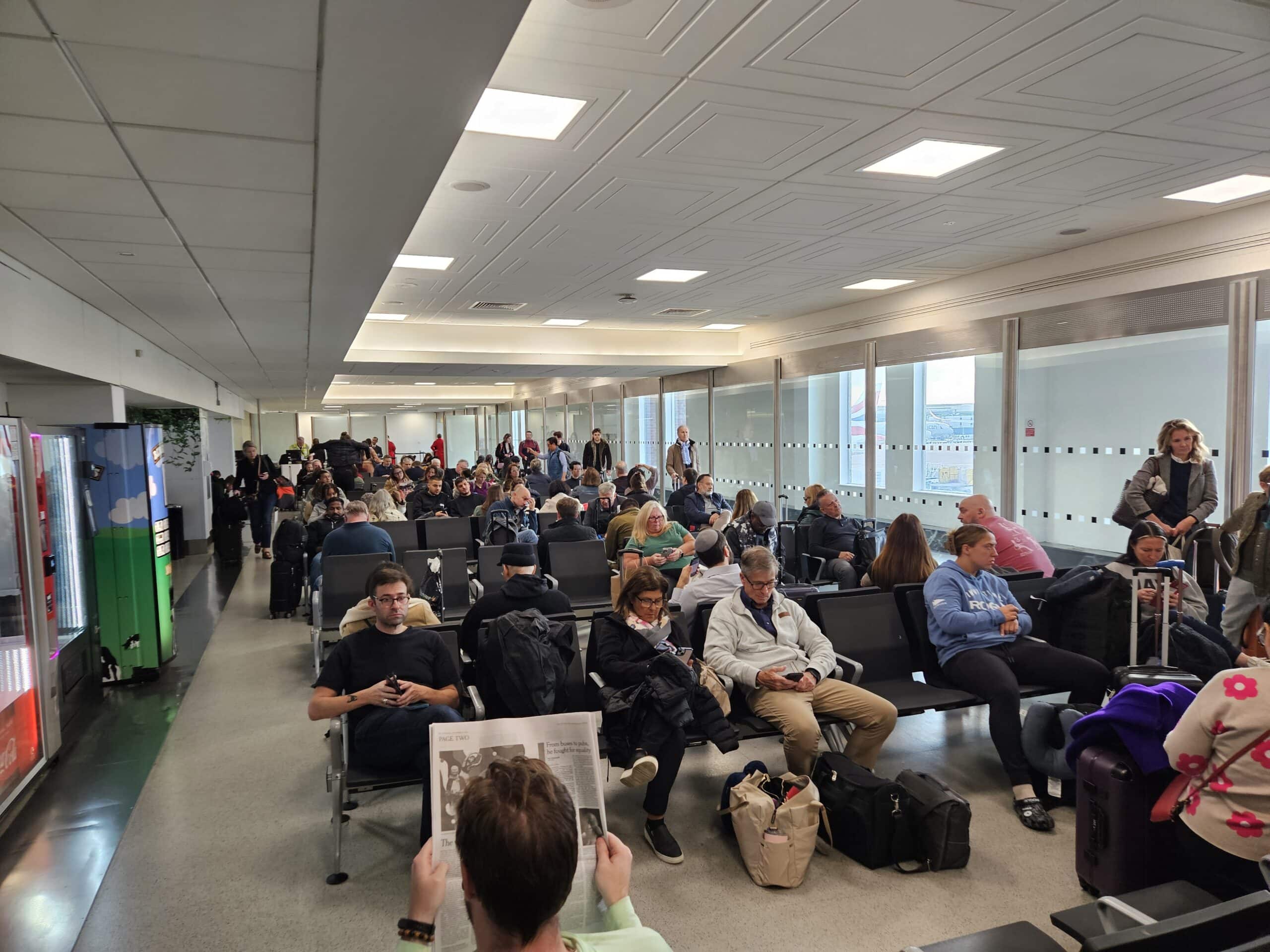 Virgin Atlantic A330-900neo Premium Economy Review 10 - Virgin Atlantic A330-900neo Premium Economy Virgin A330-900neo Premium Economy Review – london heathrow gate corral terminal 3 three virgin atlantic