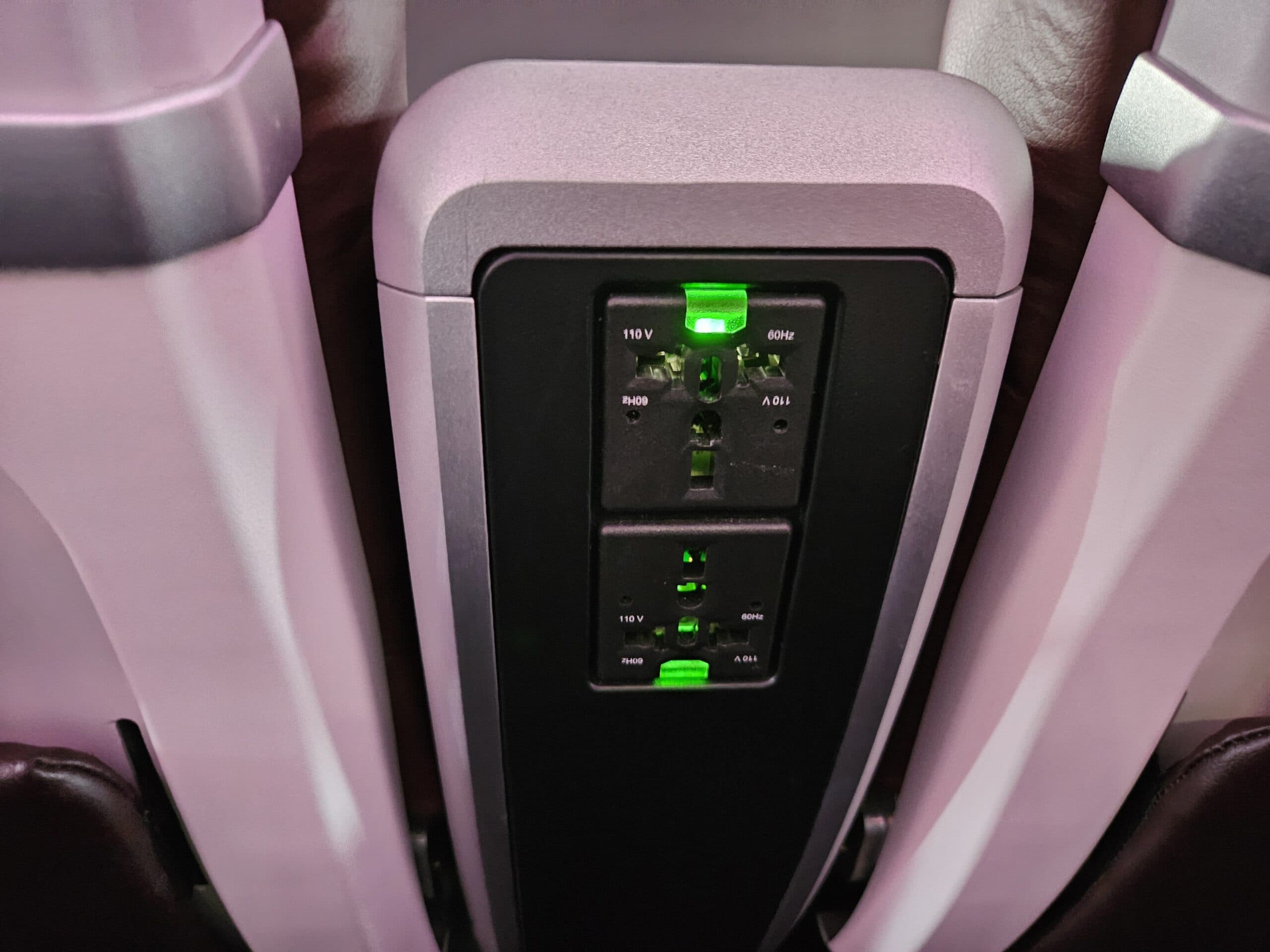 Virgin Atlantic A330-900neo Premium Economy Review 26 - Virgin Atlantic A330-900neo Premium Economy Virgin A330-900neo Premium Economy Review – virgin atlantic premium economy power outlet a330 ac outlet a/c