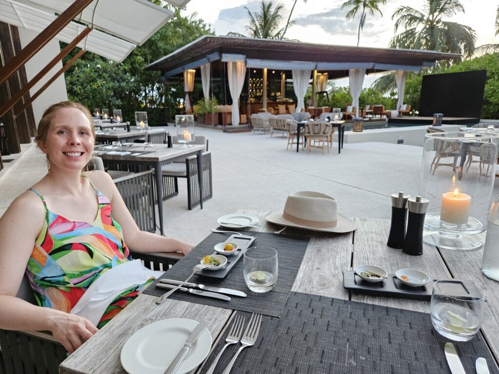 Park Hyatt Maldives Food And Beverages Review – park hyatt maldives food and beverage the dining room dinner beautiful views
