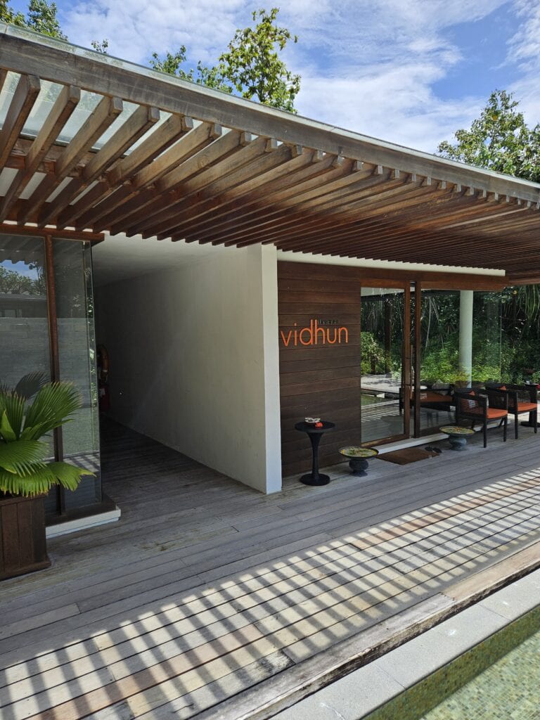 Park Hyatt Maldives Activities Review - park hyatt maldives spa gym entrance reception lobby