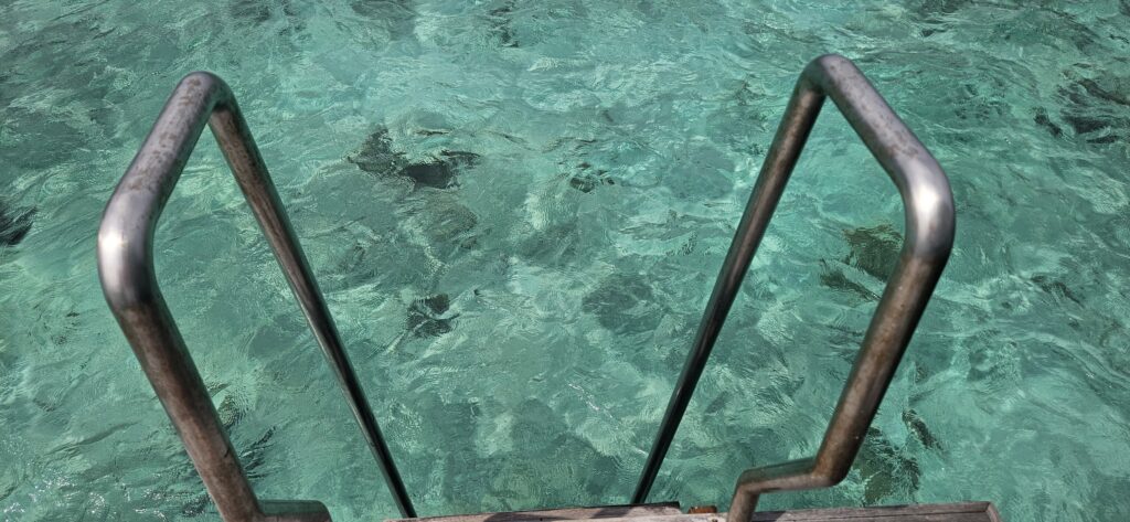 Park Hyatt Maldives Overwater Villa Review – park hyatt maldives overwater sunset villa pool ladder down to ocean