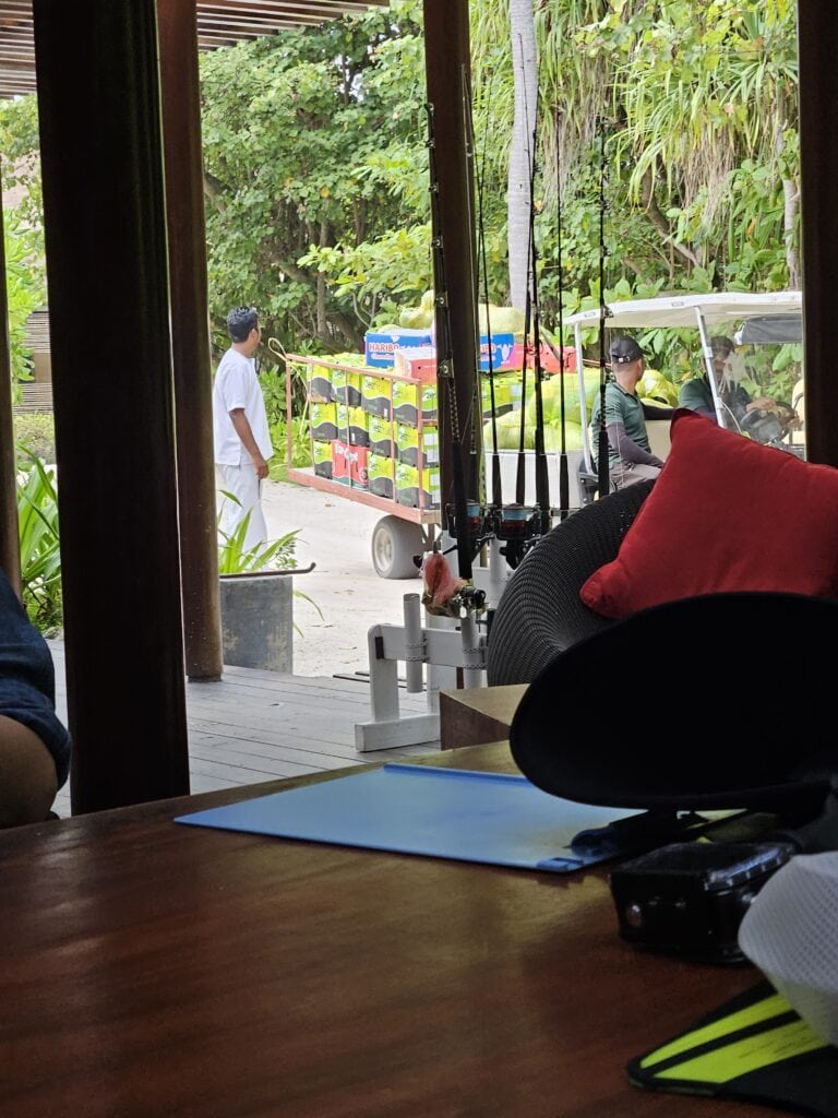 Park Hyatt Maldives Service & Staff Review 4 - Park Hyatt Maldives Service Park Hyatt Maldives Service & Staff Review – park hyatt maldives restocking the island maintenance well done