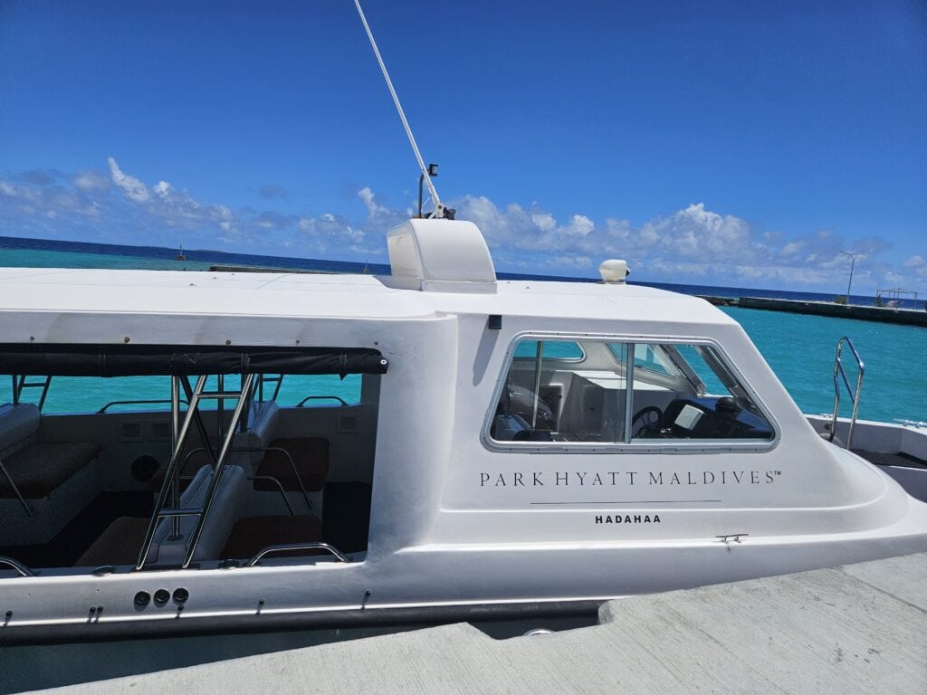 Park Hyatt Maldives Review 6 - Park Hyatt Maldives Park Hyatt Maldives Review – park hyatt maldives intre-island boat transfer