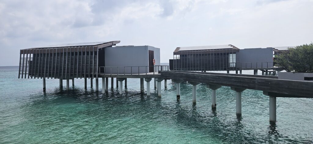 Park Hyatt Maldives Review 18 - Park Hyatt Maldives Park Hyatt Maldives Review – park hyatt maldives overwater villa exterior view from boardwalk pathway