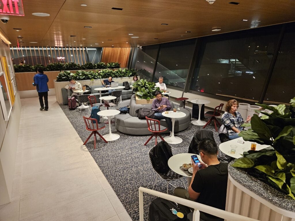 capital one lounge iad - seating area