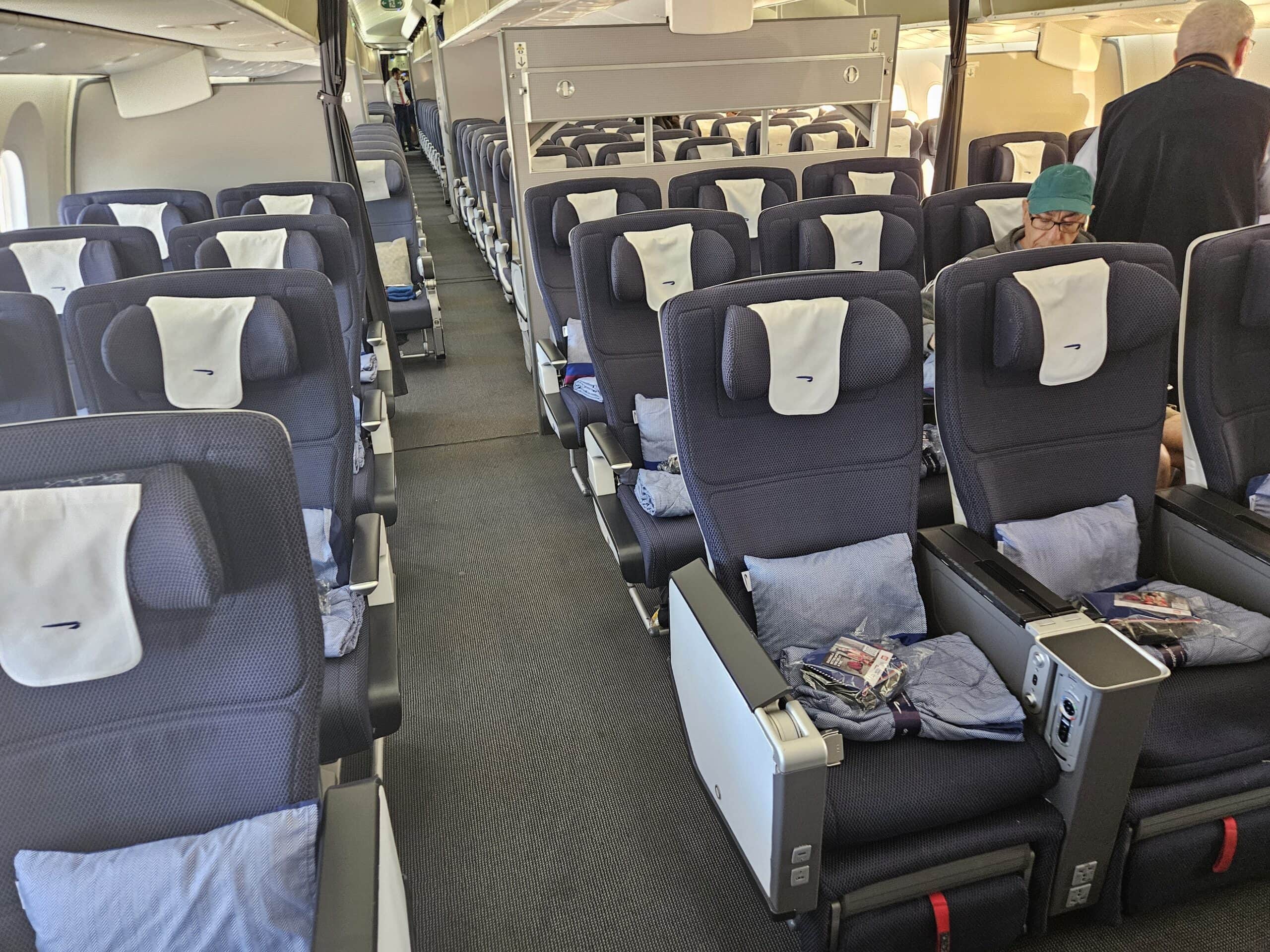 British Airways 787-8 Premium Economy - Cabin