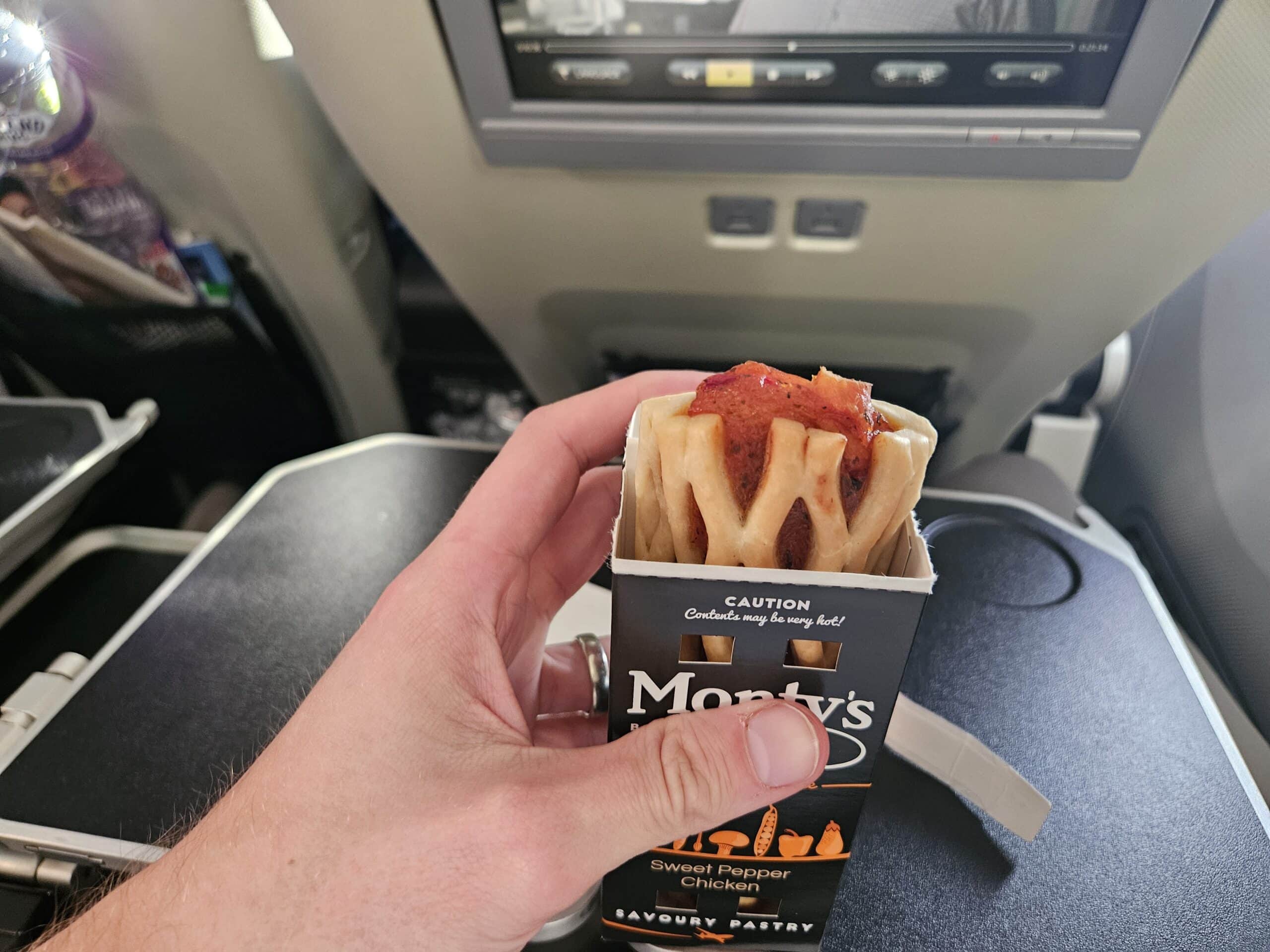 British Airways 787-8 Premium Economy - Prelanding Meal