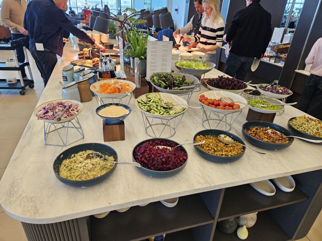 British Airways Galleries Lounge Review: T5 North - Buffet Food