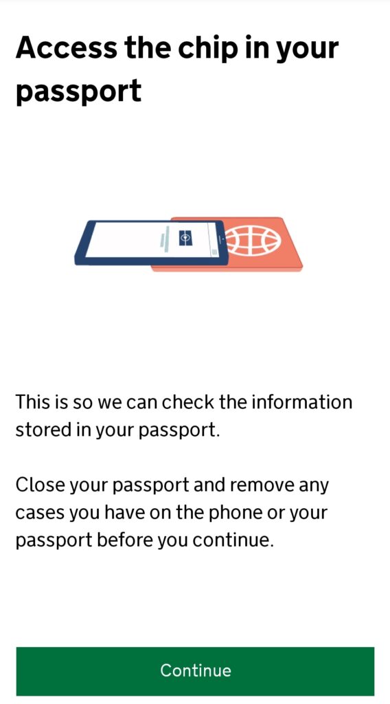How To Apply For A UK ETA 6 - UK ETA How To Apply For A UK ETA: Access the Chip in Passport