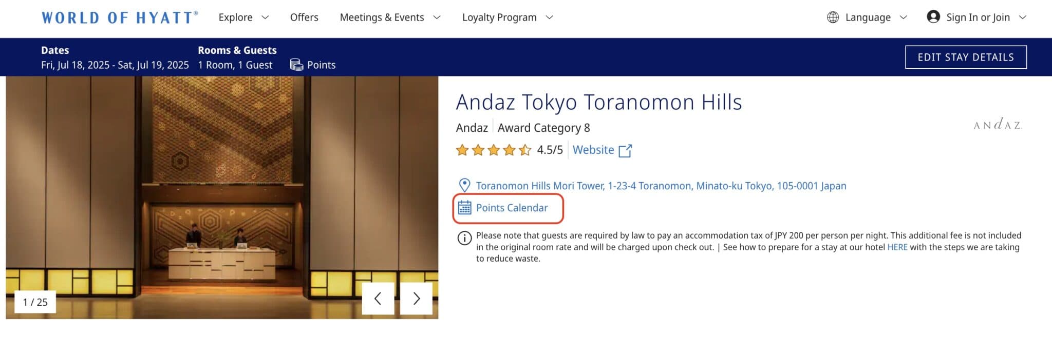 Finally: A Hyatt Award Availability Calendar