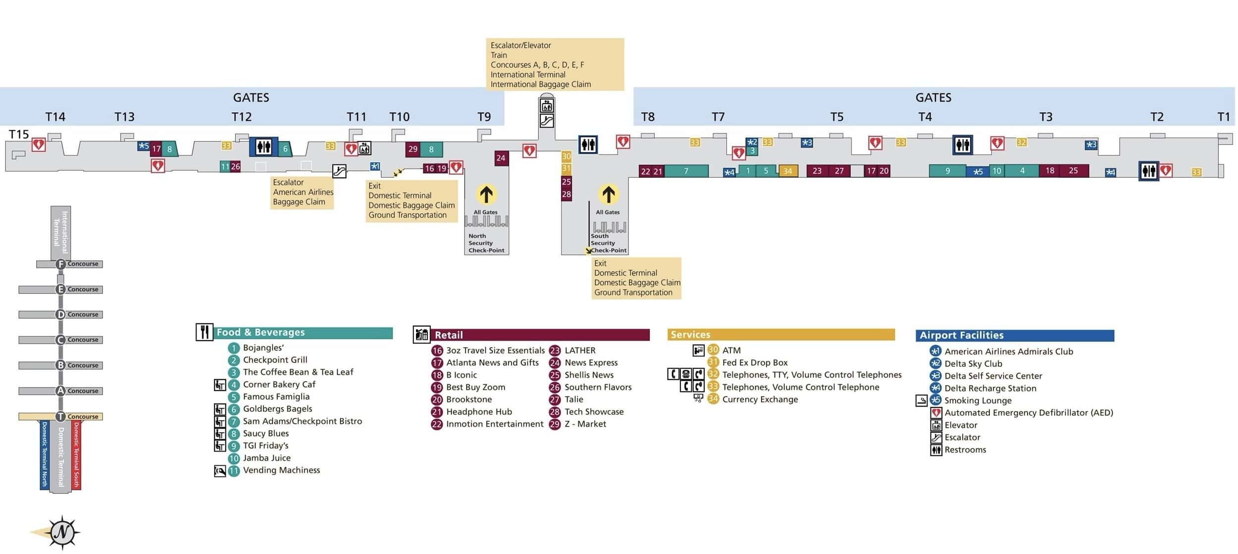 How To Get Between Terminals At ATL 7 - How To Get Between Terminals At ATL How To Get Between Terminals At ATL: Concourse T