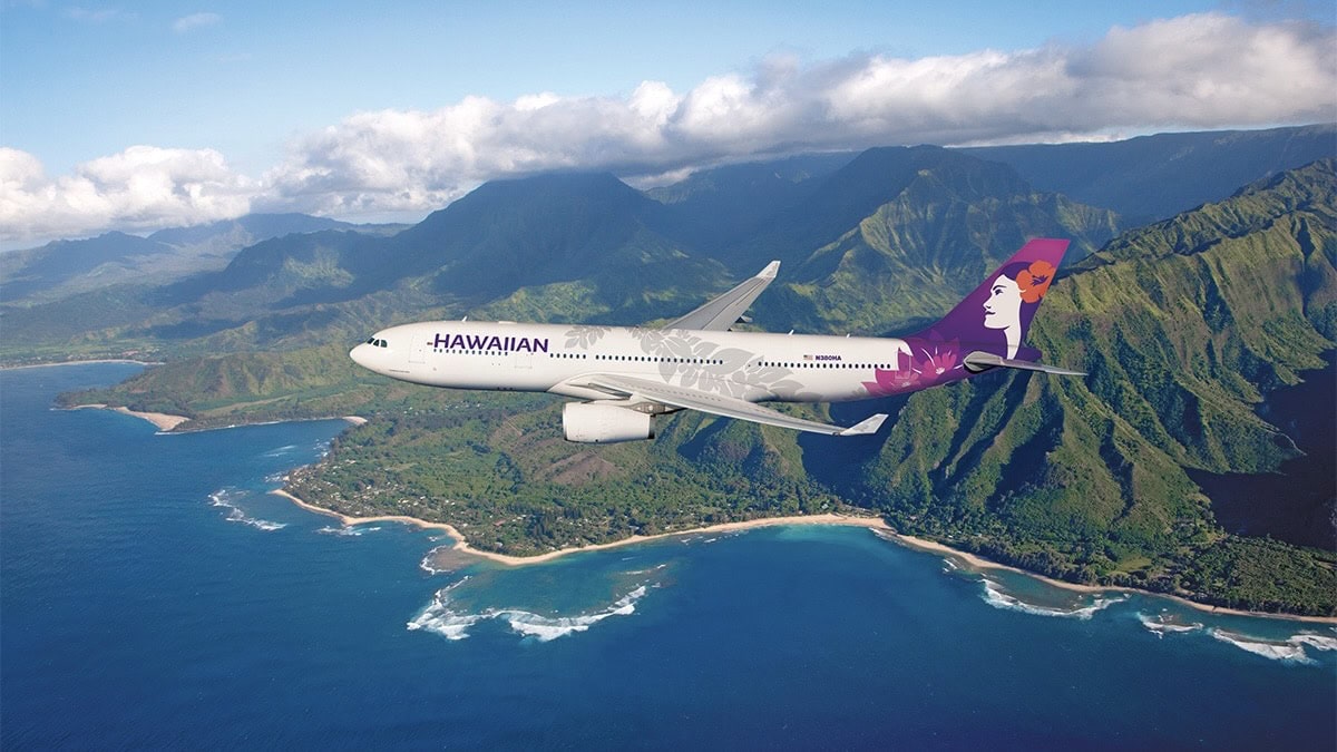 Alaska Airlines New Routes: Hawaiian Airlines A330.