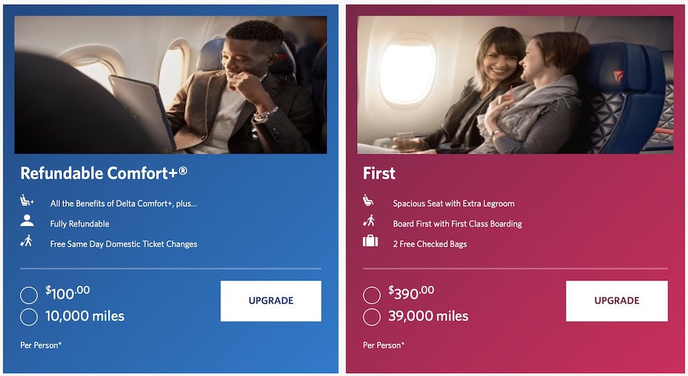 Delta Air Lines Guide - Delta SkyMiles Milage Upgrade Awards