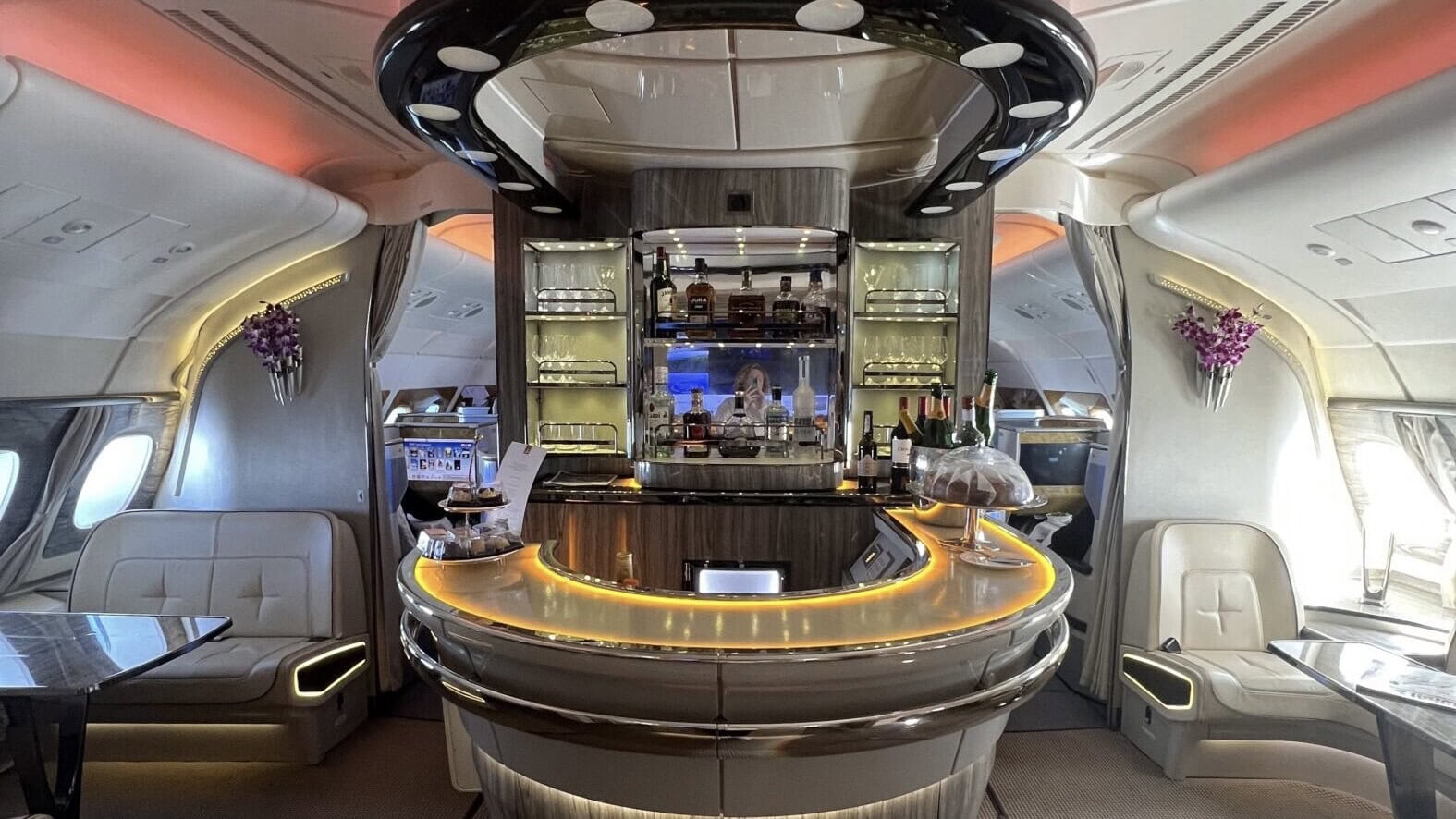 Emirates Hikes Surcharges On Fifth Freedom Award Flights - Sweet Spot Gone? 1 - Emirates Hikes Surcharges On Fifth Freedom Award Flights Emirates Hikes Surcharges On Fifth Freedom Award Flights - Emirates A380 On-Board Bar And Lounge