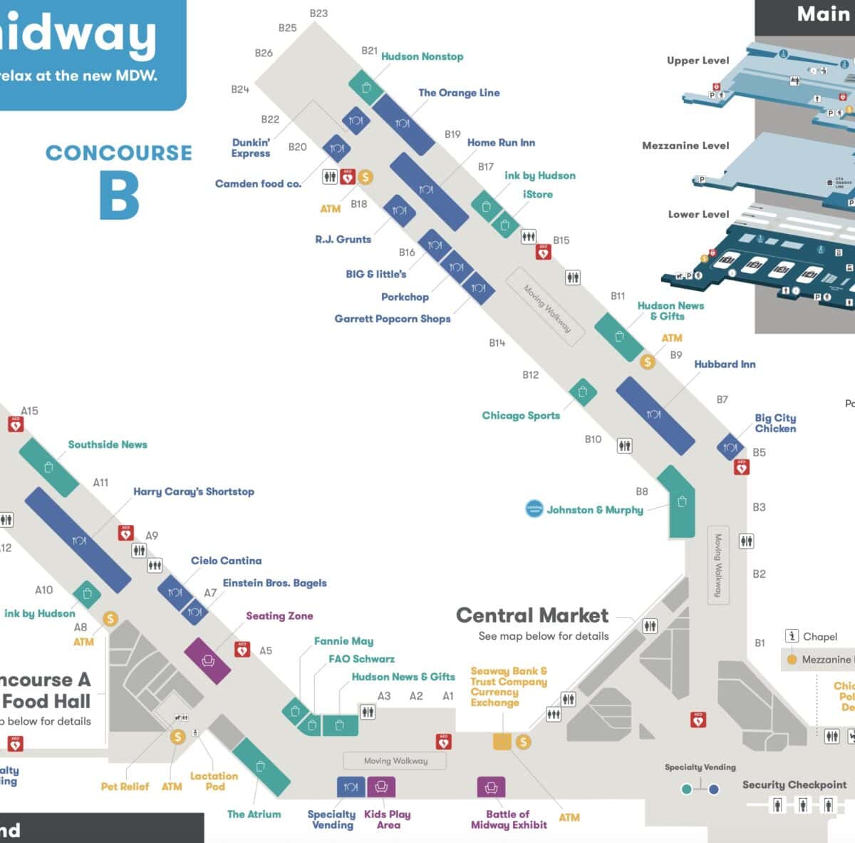 Chicago Midway International Airport [MDW] - Ultimate Terminal Guide