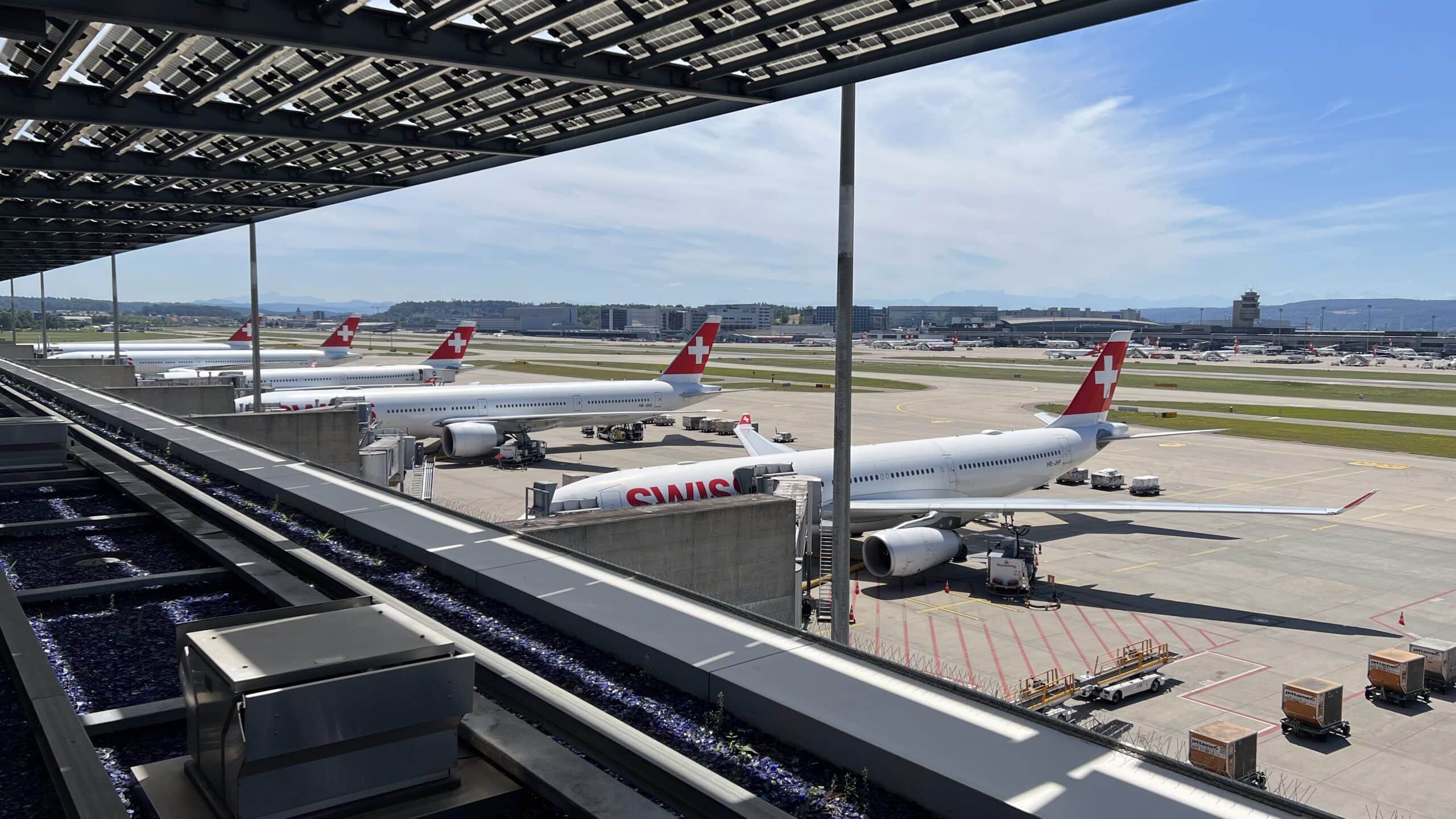 SWISS A330-300 Business Class Review: Seats, Food, Service, And More 5 - SWISS A330-300 Business Class SWISS A330-300 Business Class Review - Plane Spotting At Zurich Airport (ZRH)