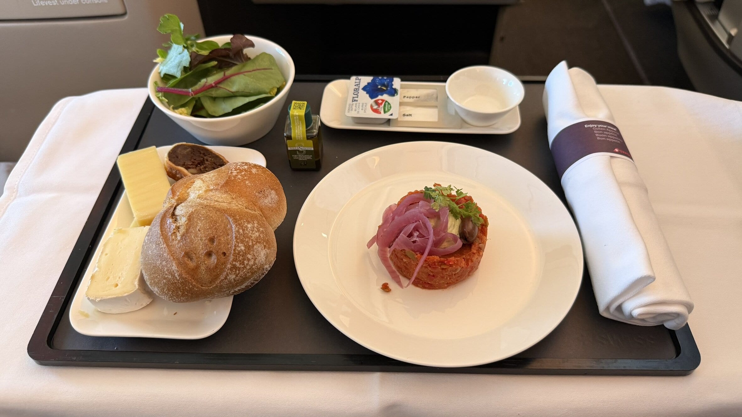 SWISS A330-300 Business Class Review: Seats, Food, Service, And More 19 - SWISS A330-300 Business Class SWISS A330-300 Business Class - Starter