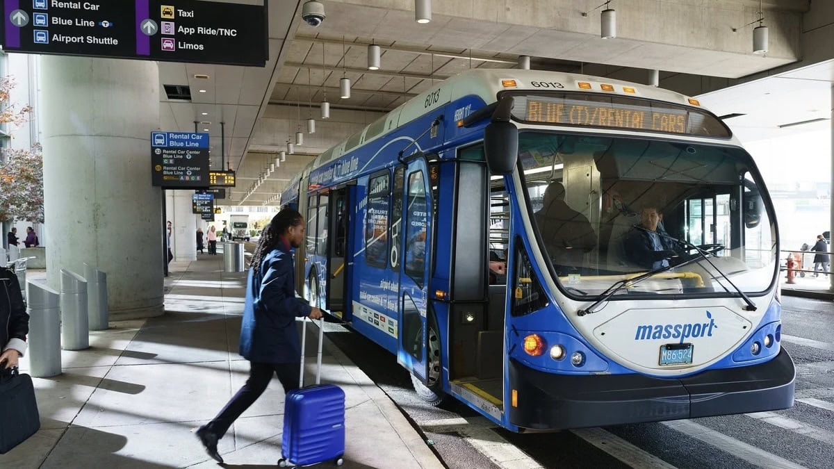Getting Between Terminals At Boston Logan International Airport [BOS] - Massport Shuttle Bus
