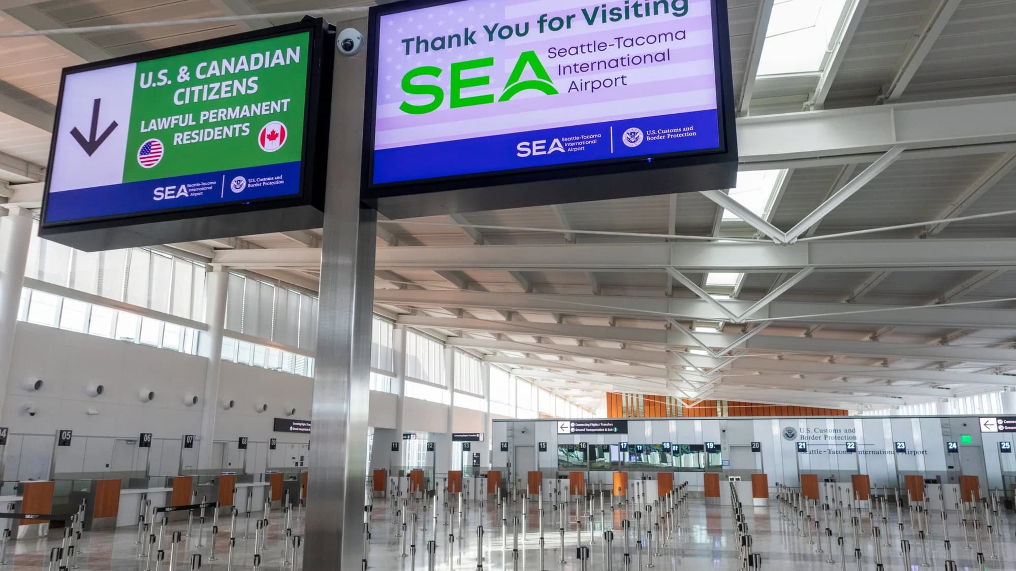 Seattle-Tacoma International Airport [SEA] - Global Entry and Customs