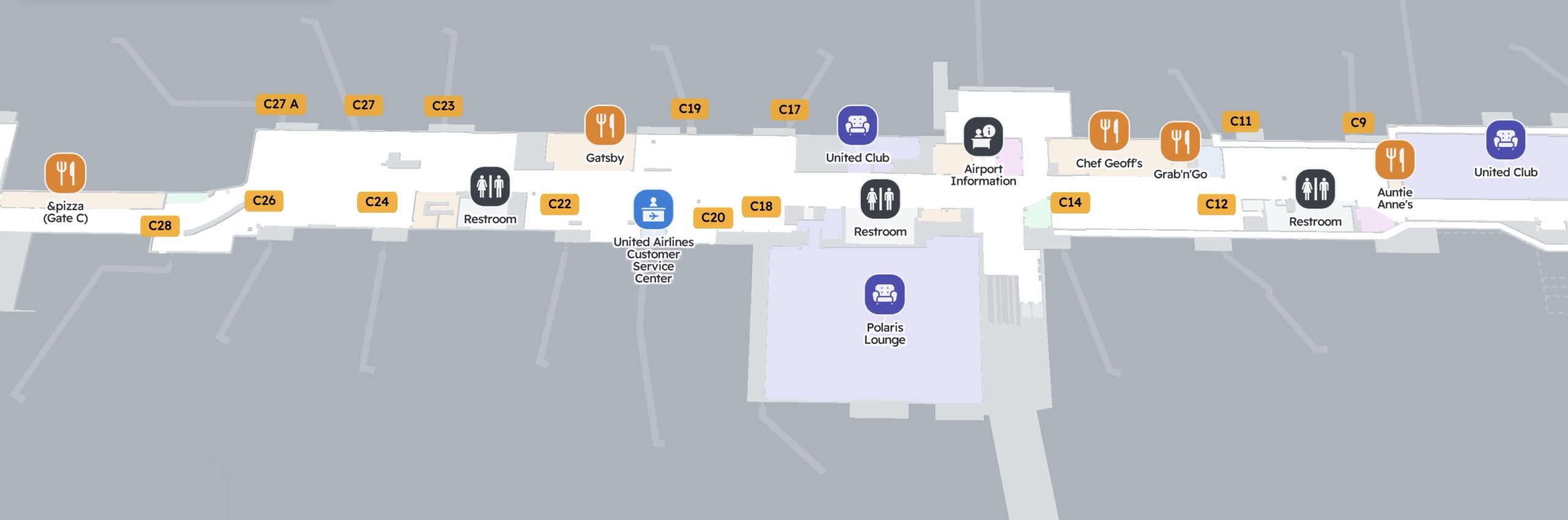 Washington Dulles International Airport [IAD] - Concourse C