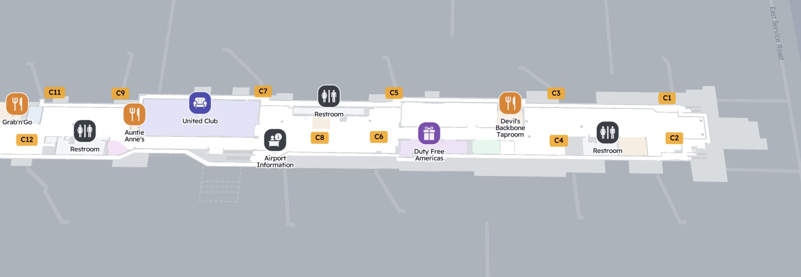 Washington Dulles International Airport [IAD] - Concourse C