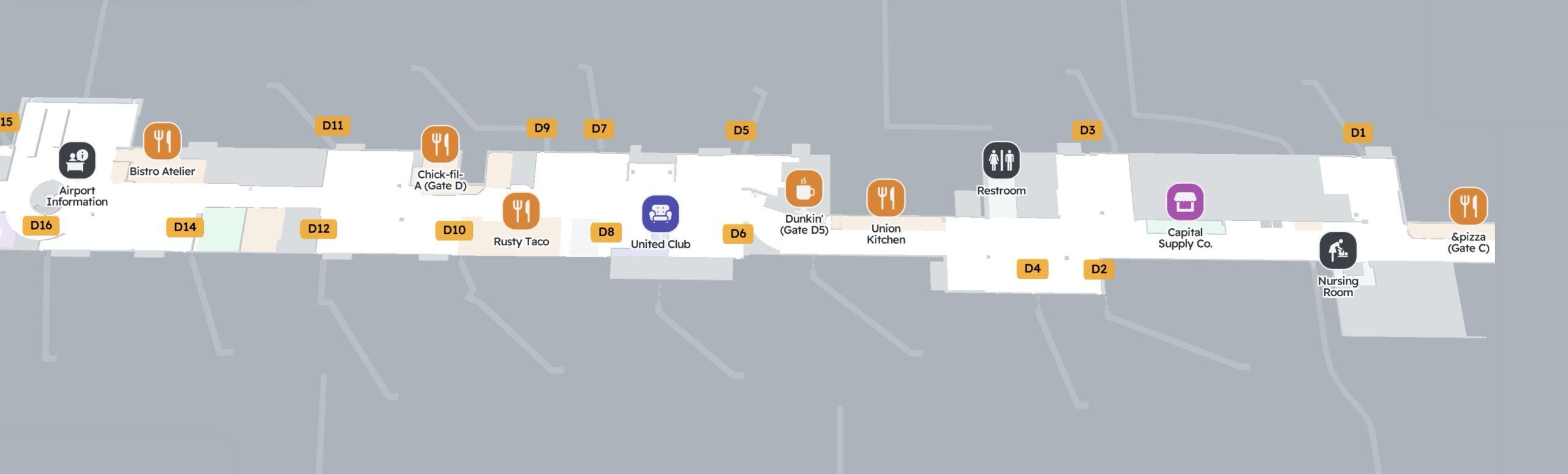 Washington Dulles International Airport [IAD] - Concourse D