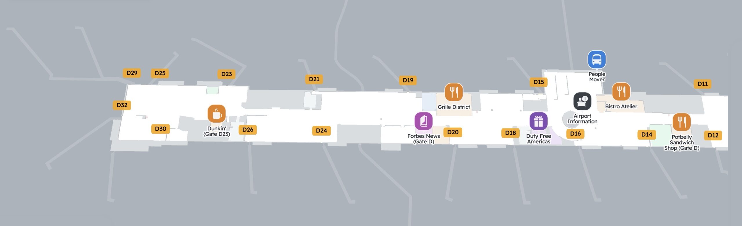 Washington Dulles International Airport [IAD] - Concourse D