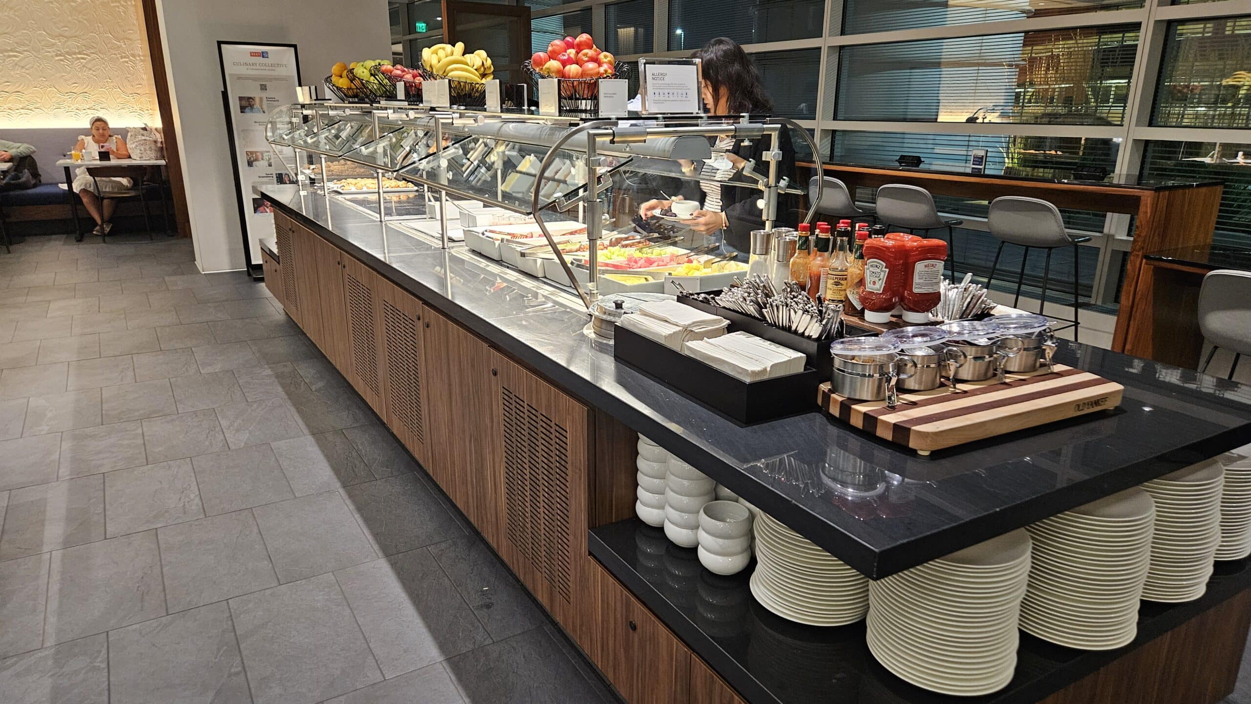 Amex Centurion Lounge DCA Review 8 - Amex Centurion Lounge DCA Amex Centurion Lounge DCA - Breakfast Buffet