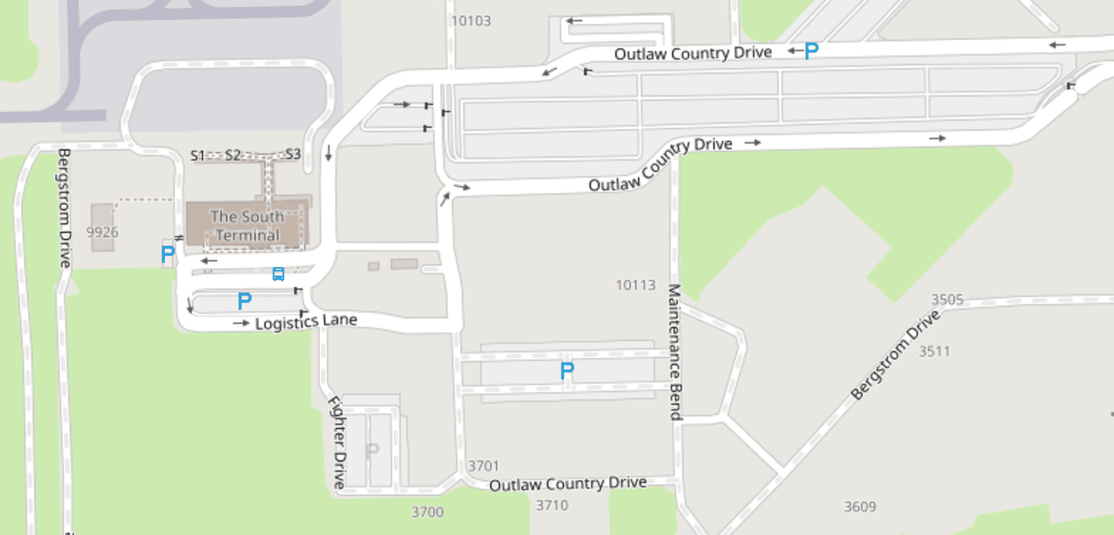 Austin-Bergstrom International Airport [AUS] - South Terminal Parking