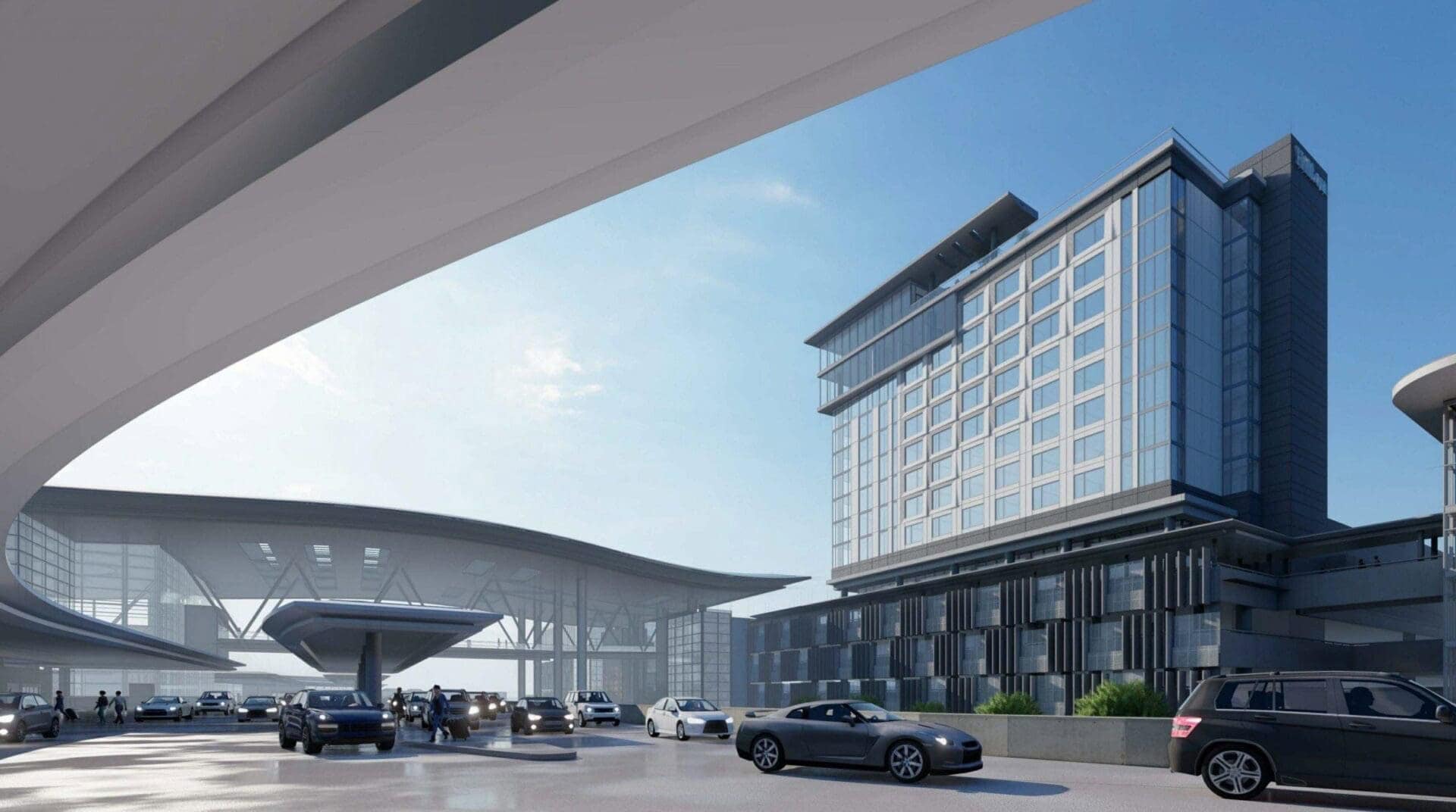 Nashville International Airport [BNA] - Hilton BNA Nashville Airport Terminal Rendering