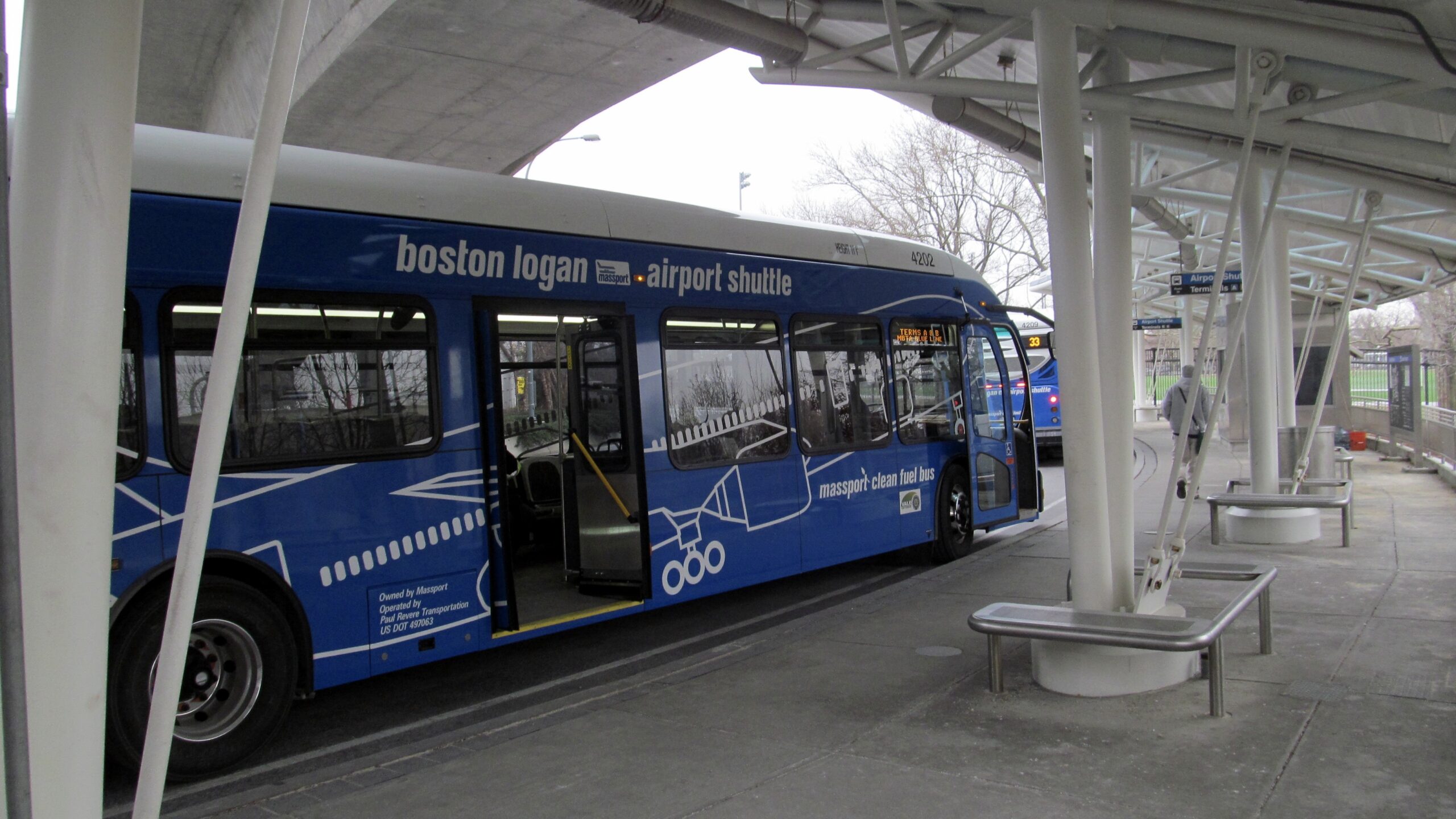 Boston Logan International Airport [BOS] - Massport Airport Shuttle Buses