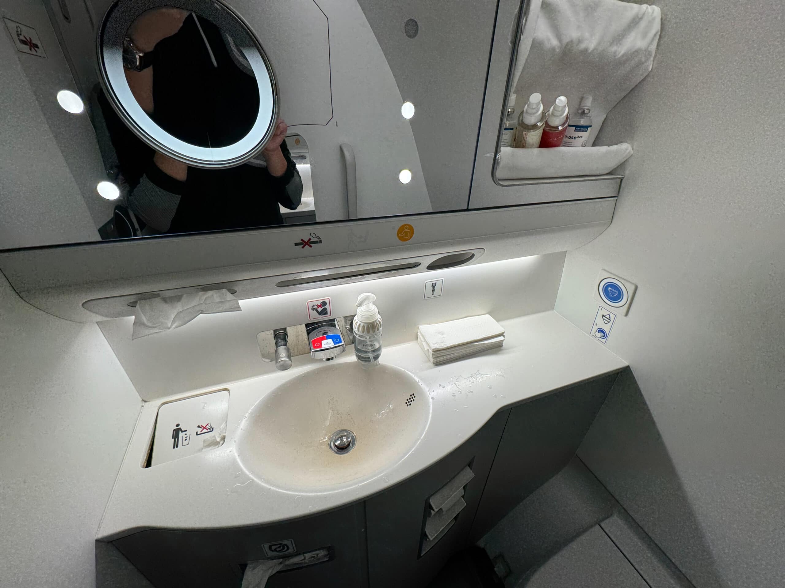Air France A350-900 Business Class - Lavatory