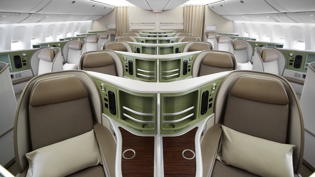 Best Business Class Seats For Couples - EVA Air