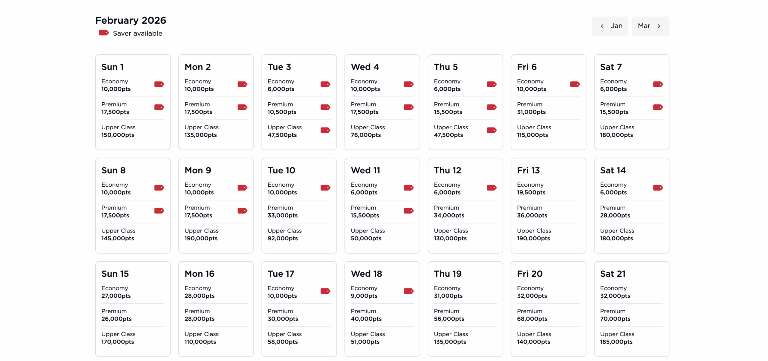 Virgin Atlantic Flying Club - Reward Seat Checker Award Search [JFK - LHR]