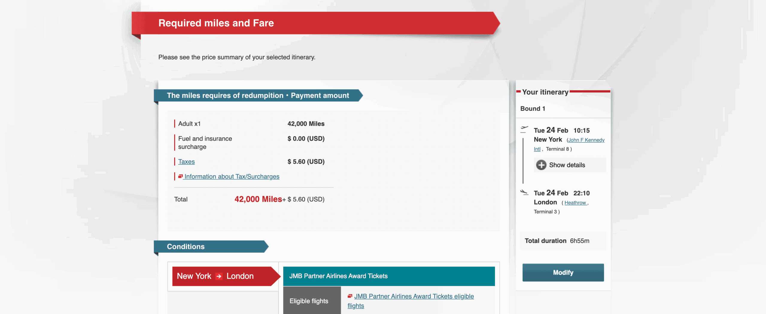 Best Ways To Book American Airlines Business Class - Japan Airlines Mileage Bank